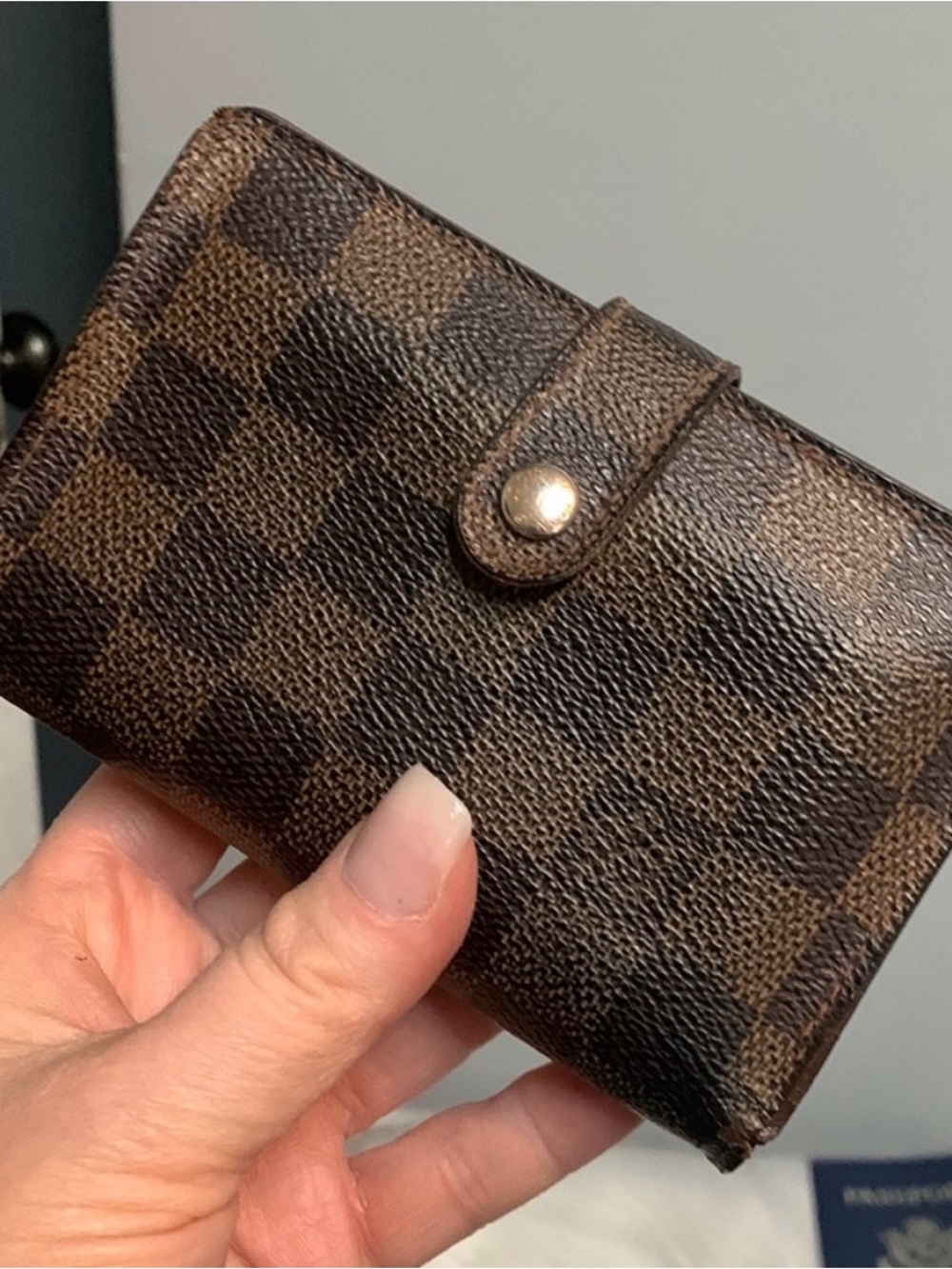 Louis Vuitton 2009 Kisslock Passport Wallet